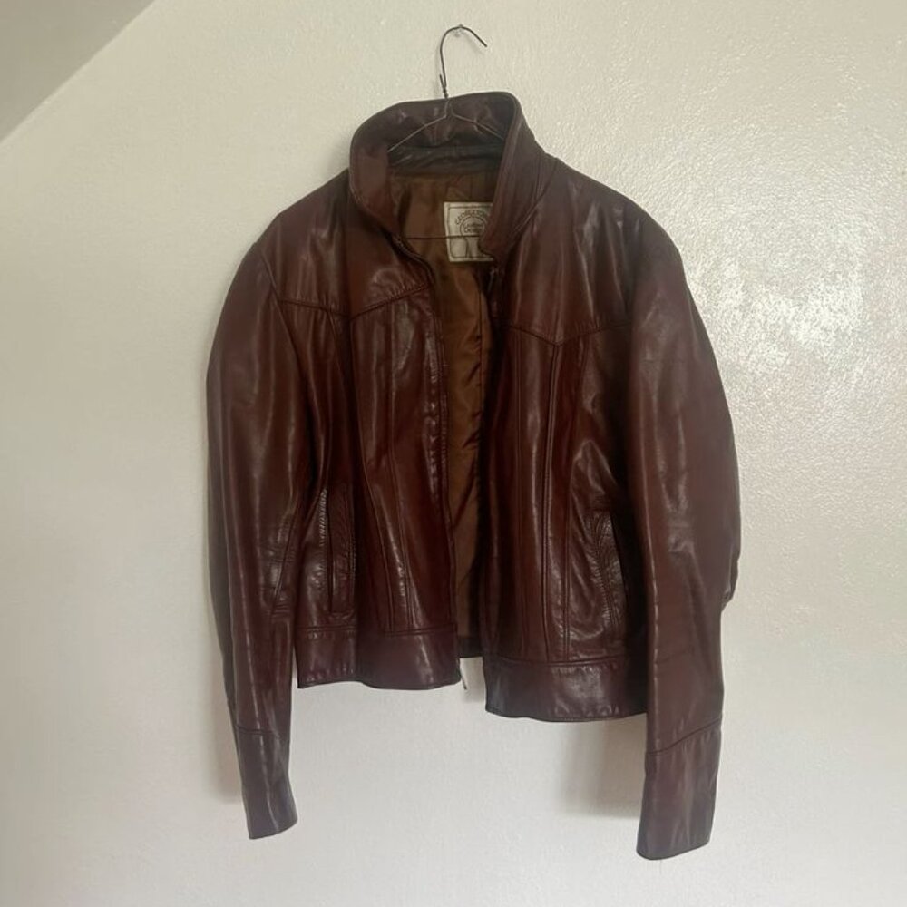 GeorgeTown Leather Design Jacket
